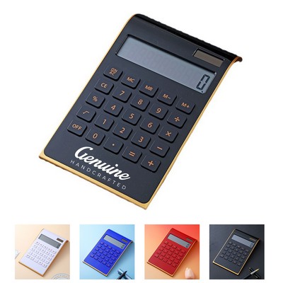 Elegant Solar Desktop Calculator
