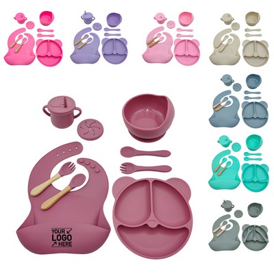 Food Grade Silicone Toddler Mealtime Set