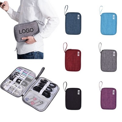 Portable Flat Electronics Travel Bag