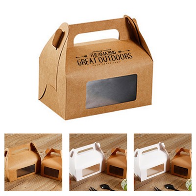 Clear Window Paper Cake Box