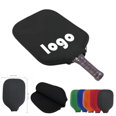 Full-Color Neoprene Pickleball Paddle Sleeve – Custom Printed Protection