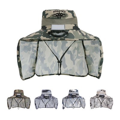 Stylish Solar & USB Fan Hat