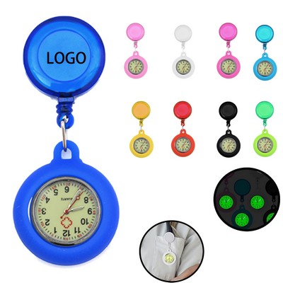 Retractable Lapel Nurse Watch