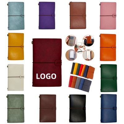 A6 Strap Bound Notebook