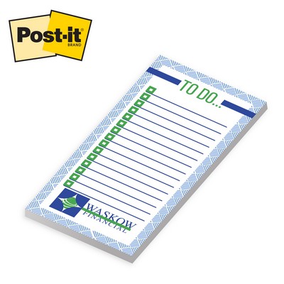 Custom Printed Post-it® Notes (4x8) 50 Sheets