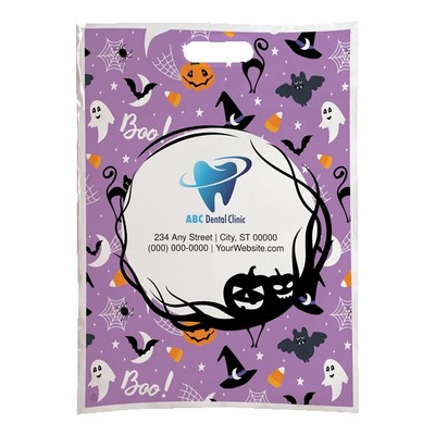Halloween Scatter Design 1 Plastic Bags (13" x 18")