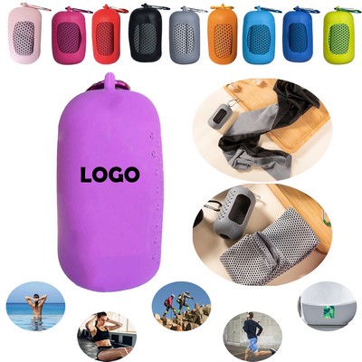 Portable Silicone Cooling Sports Towel