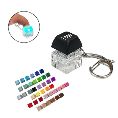 Depressible Keyboard Axis Keychain