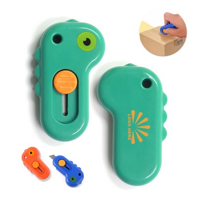 Dinosaur Shaped Retractable Cute Box Cutters Mini Utility Knives