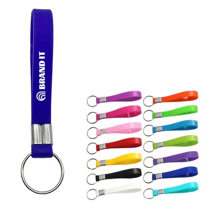 8" Silicone Keychain