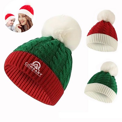 Christmas New Year Party Skull Cap Winter Santa Hat