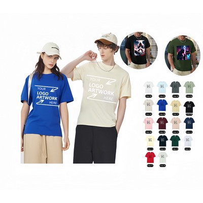 230g Unisex Heavyweight Cotton Casual Work T Shirt