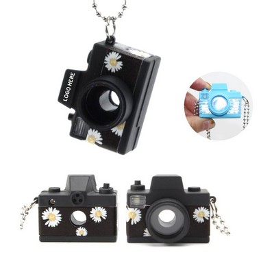 Camera-Inspired LED Keychain