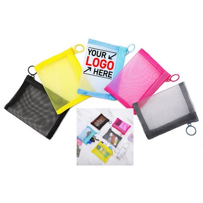 Mini Zipper Mesh Bag