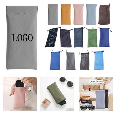MicroFiber Glasses Drawstring Bag