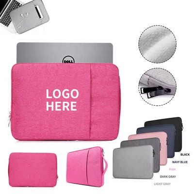 Oxford Laptop Sleeves with Zippered Front Pocket