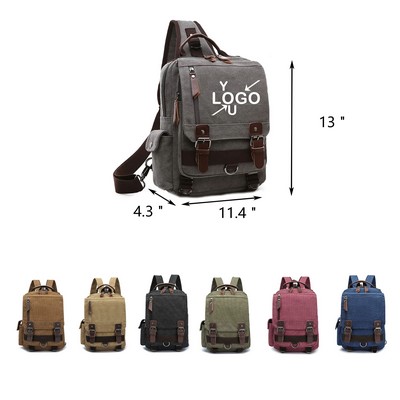 Canvas Crossbody Bag