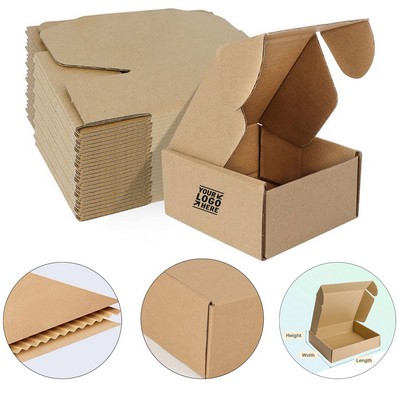4x4x2" Mailing Packing Literature Small Corrugated Cardboard Shipping Box