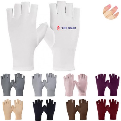 Half Finger Sun Protection UV Gloves