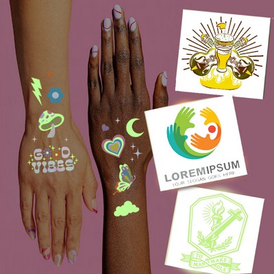 Glow In Dark Tattoo Sticker