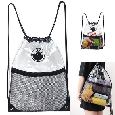 Transparent Drawstring Bag