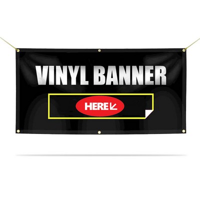 12' x 5' Outdoor Windproof Colorful Advertising Banner