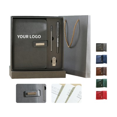A5 Notebook Gift Set with 32GB USB & Pen