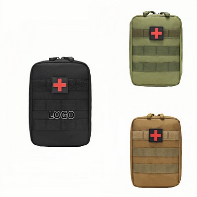 Tactical Outdoor First Aid Kit in Durable Oxford Cloth Pouch