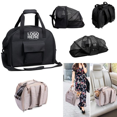 Oxford Foldable Pet Travel Carrier