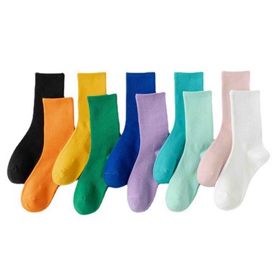 Jacquard Crew Socks