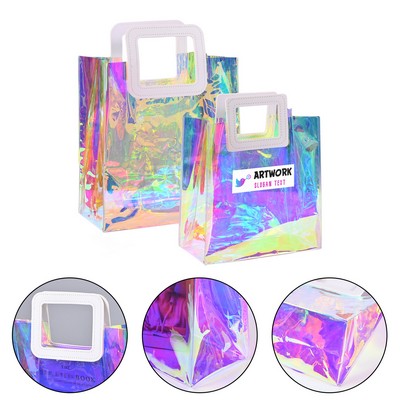 Holographic PVC Tote