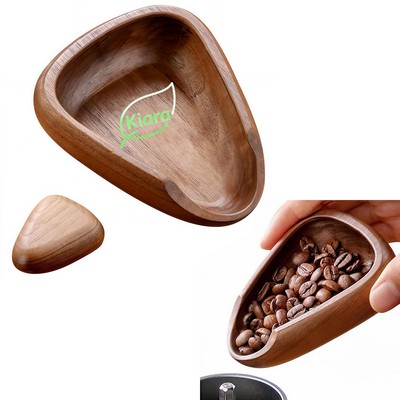 Wooden Coffee Bean Weighing Tray Coffee Bean Bowl Vintage Loose Tea Leaf Tray