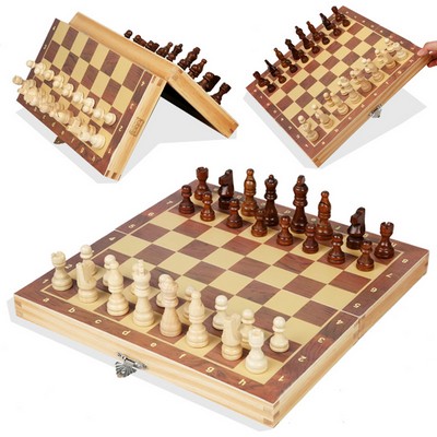 Wooden Desktop Chess Set