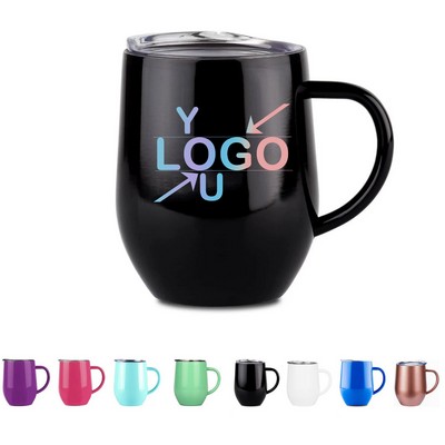 12oz Stainless Steel Double Wall Mug
