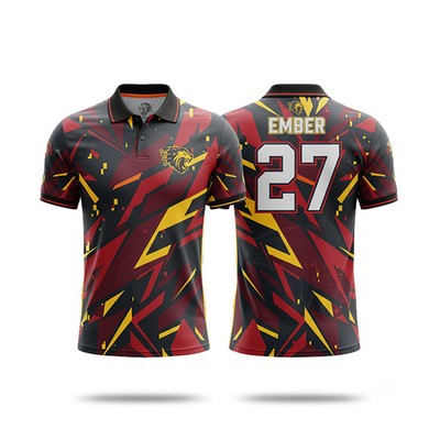Sublimation Spun Polyester (Cotton Touch) Performance Polo