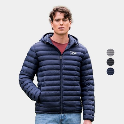 Weatherproof® Men's Water-Resistant Puffer Jacket with Hood