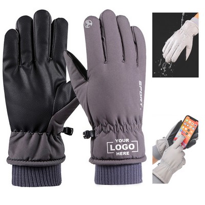 Winter Outdoor Windproof Cold Proof And Warm Ski Gloves