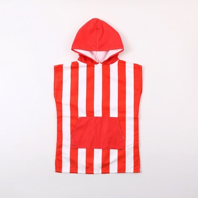 Custom Dry-Fast Hooded Surf Change Towel with Pouch