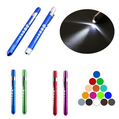 Medical Penlight Pupil Gauge Clickable LED Light