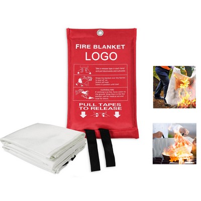 39.4'' x 39.4'' Emergency Survival Fire Blanket