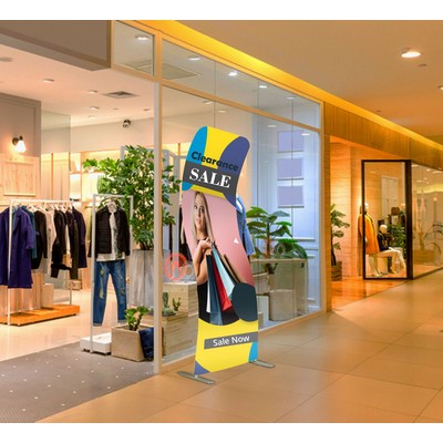 Fabric Display Stand S Shape (Graphic only)