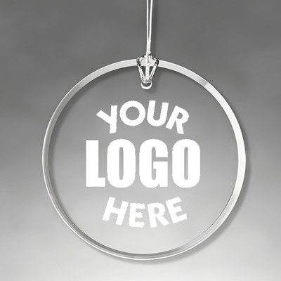 Engraved Deluxe Circle Ornament