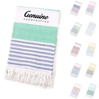 Cotton Fringed Beach Towel