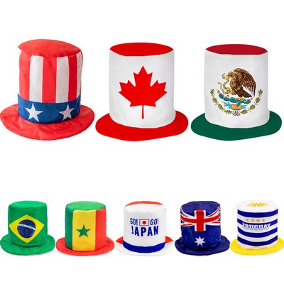 2026 World Cup Polyester Tall Crown Fan Hat