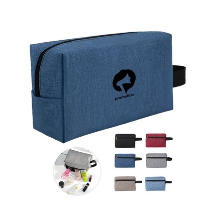 Water Resistant Travel Toiletry Bag Cosmetic Organizer W/ Handle