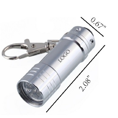 Aluminum Flashlight Keychain
