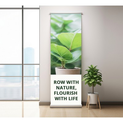 Silverstep 24'' Retractable Banner Stand (Graphic only)