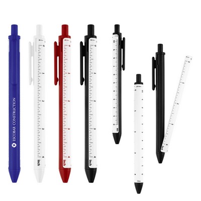 Straight Line Pen With 4" Ruler