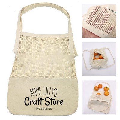 Reusable Cotton Mesh Bag