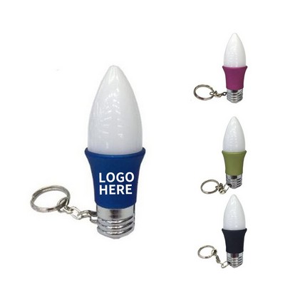 LED Light Bulb Keychain
